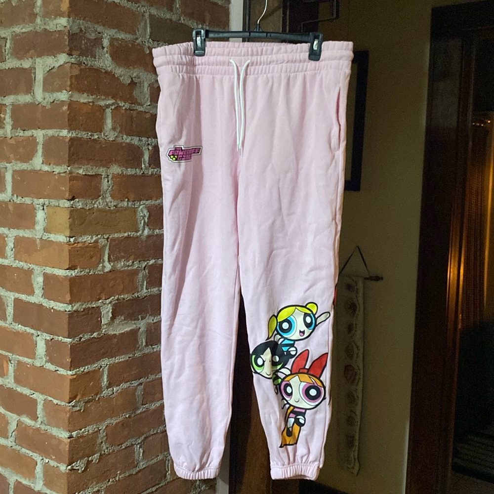 Pink Powerpuff girls sweatpants joggers